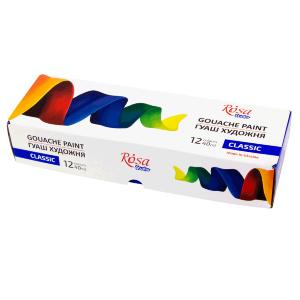 Набор гуашевых красок CLASSIC 12х40мл special box ROSA Studio