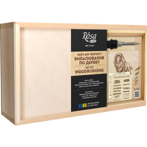 Набор для обжига в деревянном пенале ROSA Start