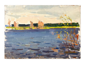 Painting Spring, artist Mikhail Kokin Painting Spring, artist Mikhail Kokin