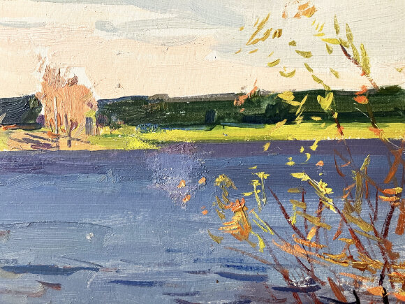 Painting Spring, artist Mikhail Kokin Painting Spring, artist Mikhail Kokin