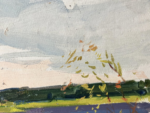 Painting Spring, artist Mikhail Kokin Painting Spring, artist Mikhail Kokin