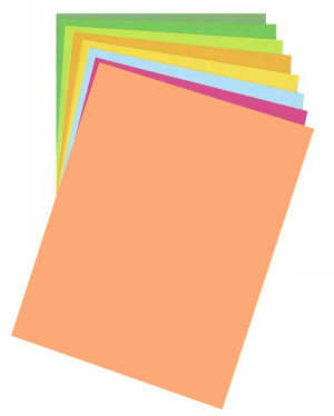 Бумага для дизайна Fotokarton B2 (50×70см) №45 Лососевая 300г\м2 Folia