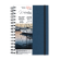 Watercolor by Fabriano A5 Spiral Notebook, 200g/m2, 32 sheets, Indigo White Paper, ROSA Gallery