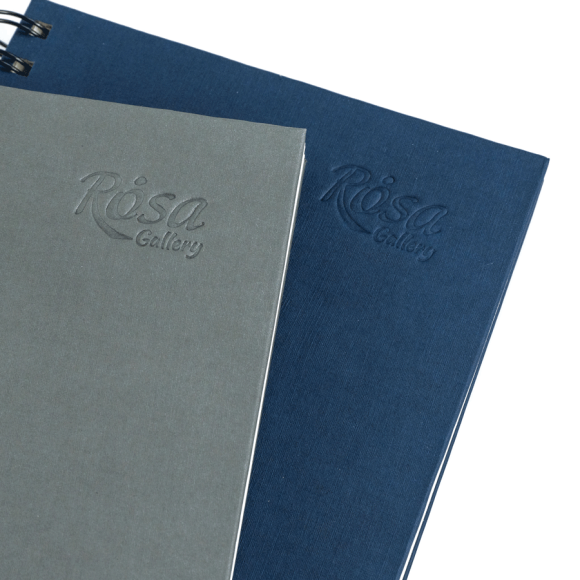 Watercolor by Fabriano A5 Spiral Notebook, 200g/m2, 32 sheets, Indigo White Paper, ROSA Gallery