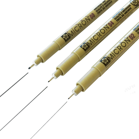 Набор линеров PIGMA MICRON 3шт., Sakura Набор линеров PIGMA MICRON 3шт., Sakura