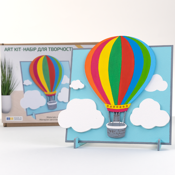 Набор картина 3D „In the Сlouds“ МДФ грунтованное 19х20см ROSA Talent