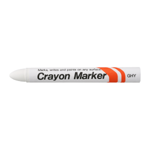 Индустриальный маркер-карандаш перманентный CRAYON MARKER 15 мм Белый Sakura