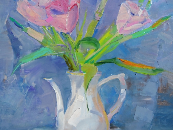 Картина Тюльпаны, художник Дулин Егор