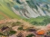 Painting Shpytsi and Rebra Peaks, artist Nina Lytvyn