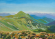 Painting Shpytsi and Rebra Peaks, artist Nina Lytvyn