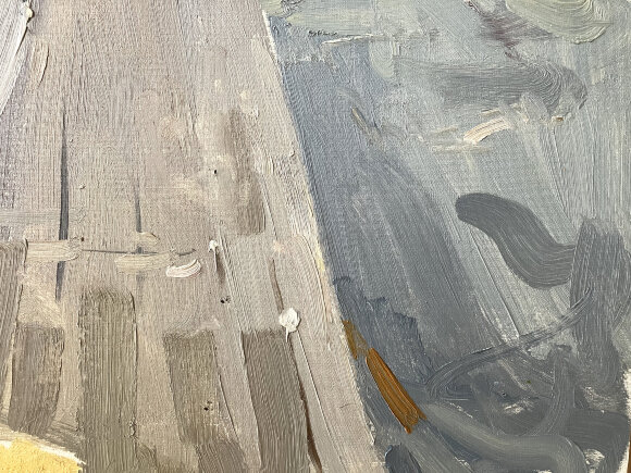 Painting Lesozavod, artist Kokin Mikhail