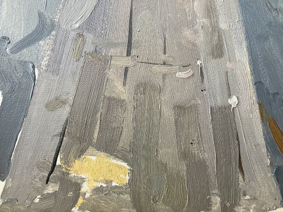 Painting Lesozavod, artist Kokin Mikhail