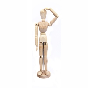 Манекен (муж) дерево высота 20,32см. D.K.Art&Craft