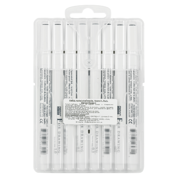 Набор Drawing Pen, черный 8 шт. Набор Drawing Pen, черный 8 шт.