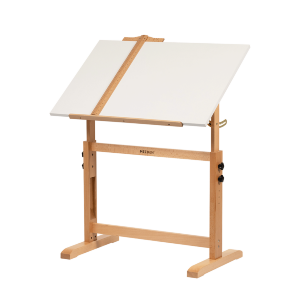 Деревянный художественный стол 6063 90×60×84см с регулируемой высотой MEEDEN