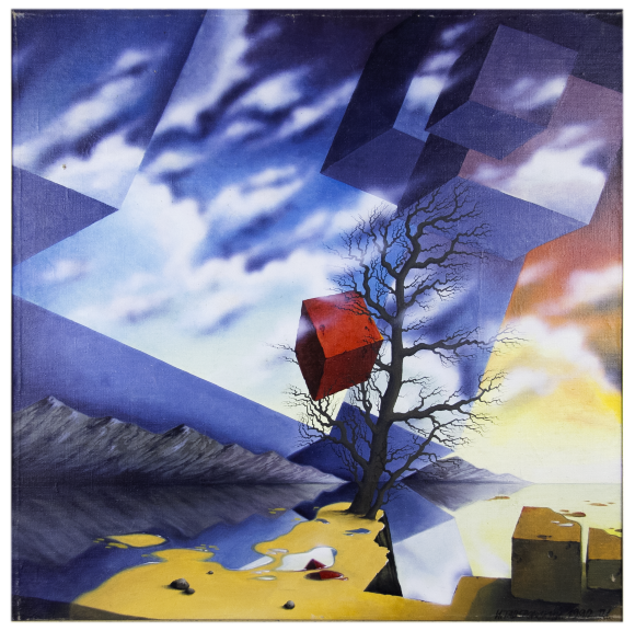 Картина Artifical world, художник Таверовский Игорь - продано Картина Artifical world, художник Таверовский Игорь - продано