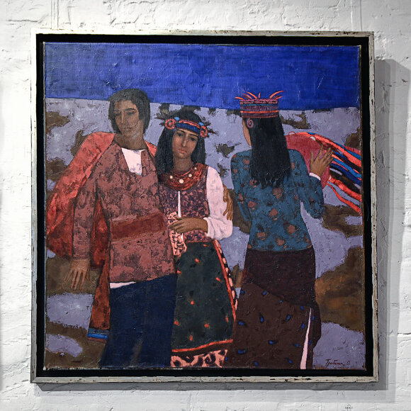 Painting Christmas, artist Grebenyuk Olga