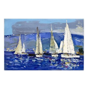 Painting Regatta, artist Yehor Dulin