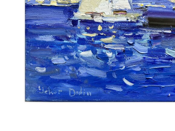 Painting Regatta, artist Yehor Dulin