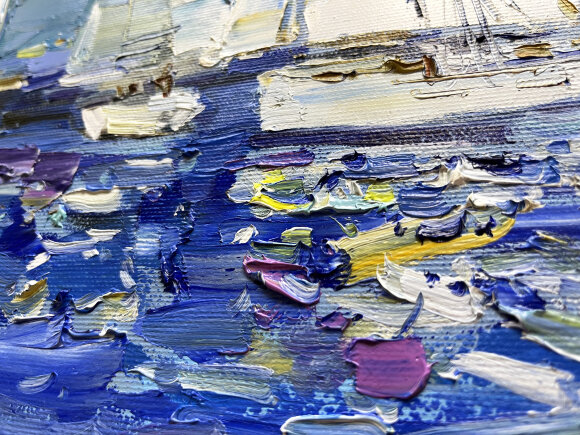 Painting Regatta, artist Yehor Dulin