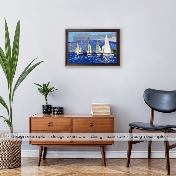 Painting Regatta, artist Yehor Dulin