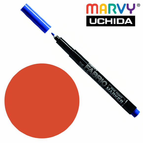 Маркер для росписи светлых тканей Синий 2мм односторонний 522 Fine point Marvy