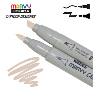 Маркер двухсторонний Серый светлый 1900B-S Marvy