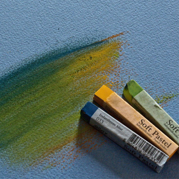 Бумага для пастели CROMIA B2 (50х65см) №01 white 220г/м2 (2 оборванных края) 50% хлопок Fabriano