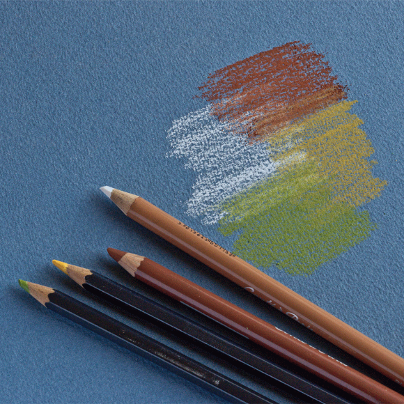 Бумага для пастели CROMIA B2 (50х65см) №01 white 220г/м2 (2 оборванных края) 50% хлопок Fabriano