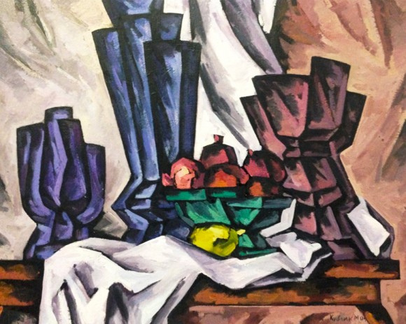 Painting Still life with vases, artist Kublik Mikhail, 2004 - sold