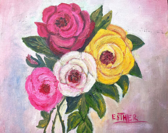 Painting Roses by Esther Painting Roses by Esther