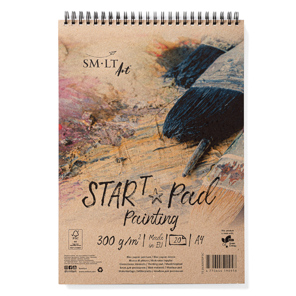 Альбом на спирали STAR T (mixed media) А4 300г/м2 20л SM-LT Art