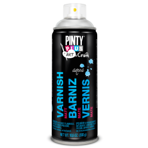 Лак-аэрозоль на водной основе ART & CRAFT матовый 400 мл PINTYPLUS