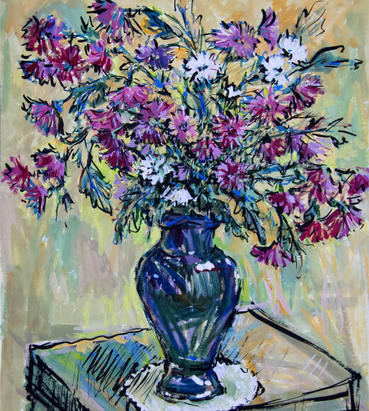 Watercolor Still life with flowers, artist Kurilko Irina Watercolor Still life with flowers, artist Kurilko Irina