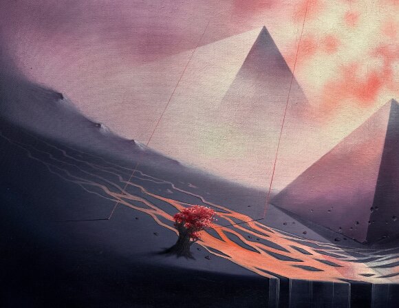 Painting Metamorphosis, artist Taverovsky Igor Painting Metamorphosis, artist Taverovsky Igor