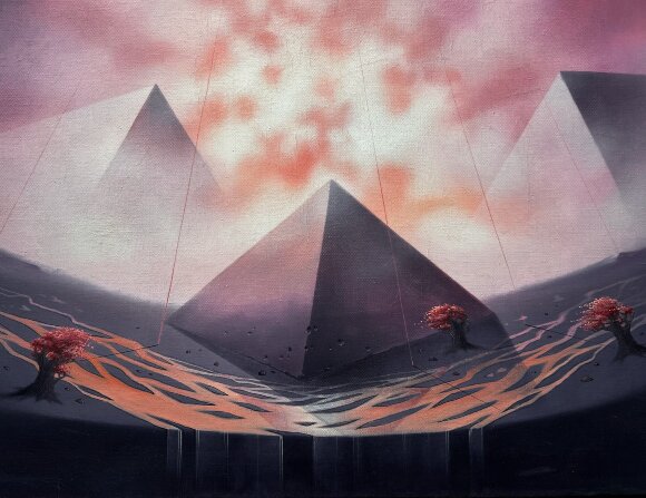 Painting Metamorphosis, artist Taverovsky Igor Painting Metamorphosis, artist Taverovsky Igor