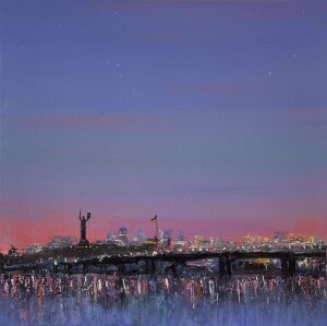 Картина Киев 2025, художник Кузьменко Игорь