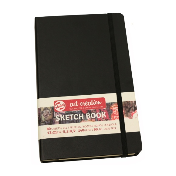 Блокнот для графики Talens Art Creation 140г/м2 80л черный Royal Talens