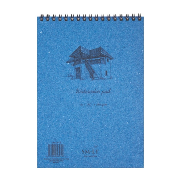 Альбом для акварели на спирали AUTHENTIC A3 (29 7х42 см) 280г/м2 30л SM-LT Art Альбом для акварели на спирали AUTHENTIC A3 (29 7х42 см) 280г/м2 30л SM-LT Art