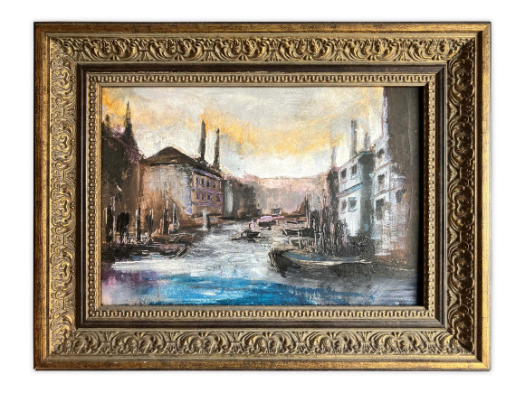 Painting Venice, Ukrainian artist