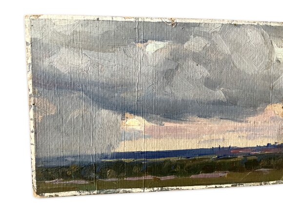 Картина мініатюра У полі, художник Кокін Михайло