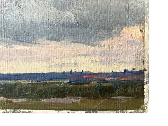 Картина мініатюра У полі, художник Кокін Михайло