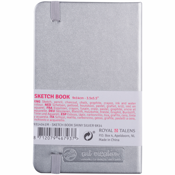 Блокнот для графики Talens Art Creation А5 (13х21см) 140г/м2 80л Shiny Silver Royal Talens