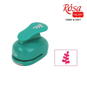 Фигурный дырокол Листочек №1 3,8см ROSA TALENT