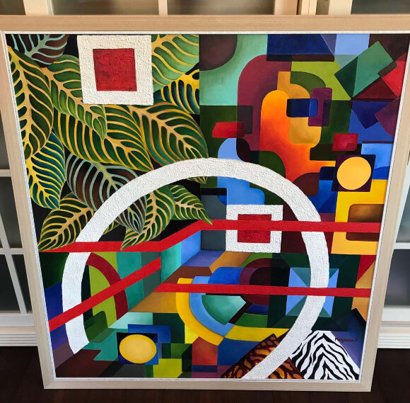 Painting My House, artist Medyanik Anna Painting My House, artist Medyanik Anna