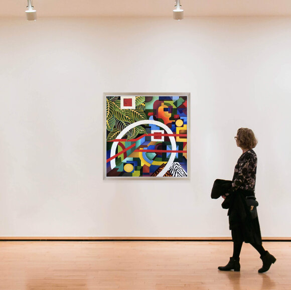 Painting My House, artist Medyanik Anna Painting My House, artist Medyanik Anna