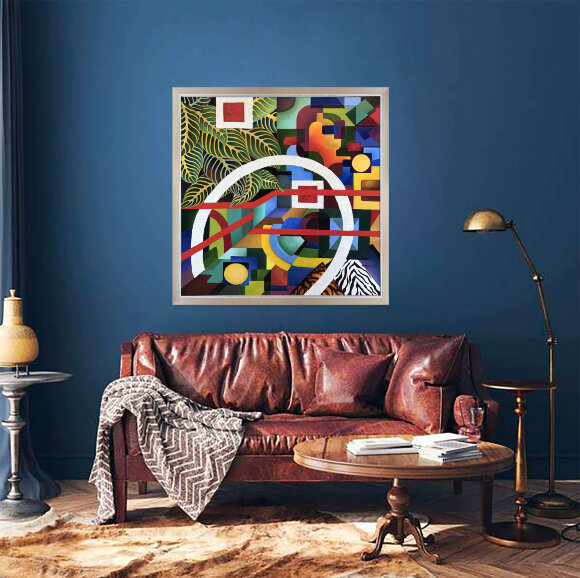 Painting My House, artist Medyanik Anna Painting My House, artist Medyanik Anna