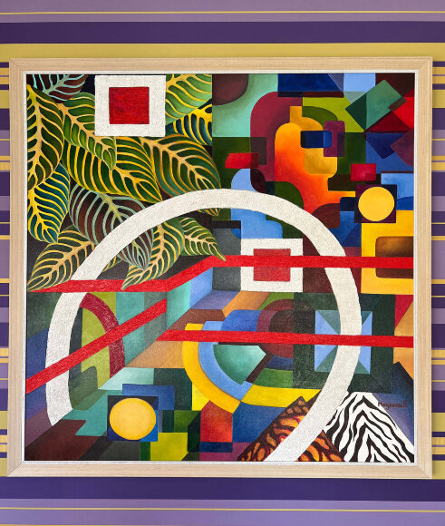 Painting My House, artist Medyanik Anna Painting My House, artist Medyanik Anna