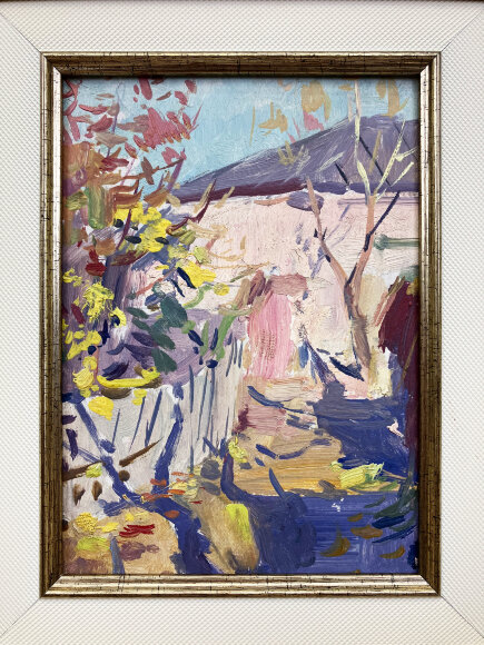 Картина мініатюра На прогулянці художник Кокін Михайло Картина мініатюра На прогулянці художник Кокін Михайло