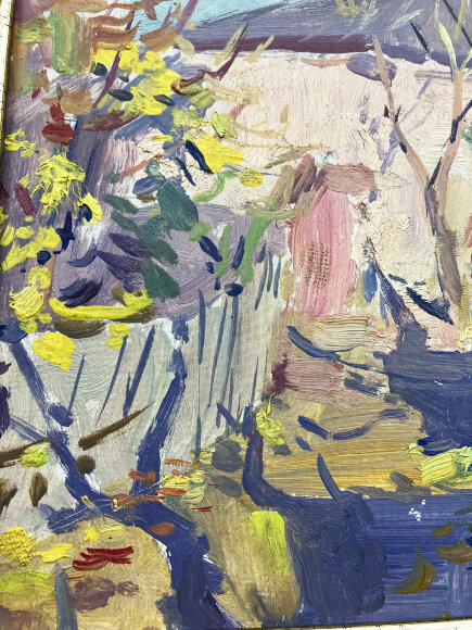 Картина мініатюра На прогулянці художник Кокін Михайло Картина мініатюра На прогулянці художник Кокін Михайло